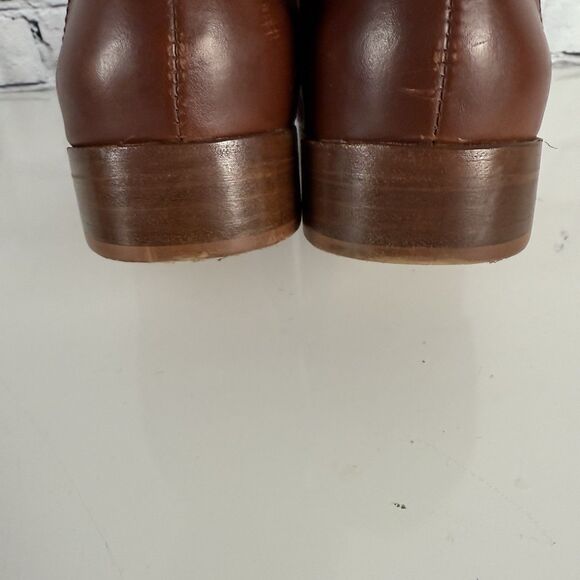 Nisolo Emma D'Orsay Oxford Loafers Shoes Slip On Flats Brandy Chestnut Womens 9 - Picture 8 of 14